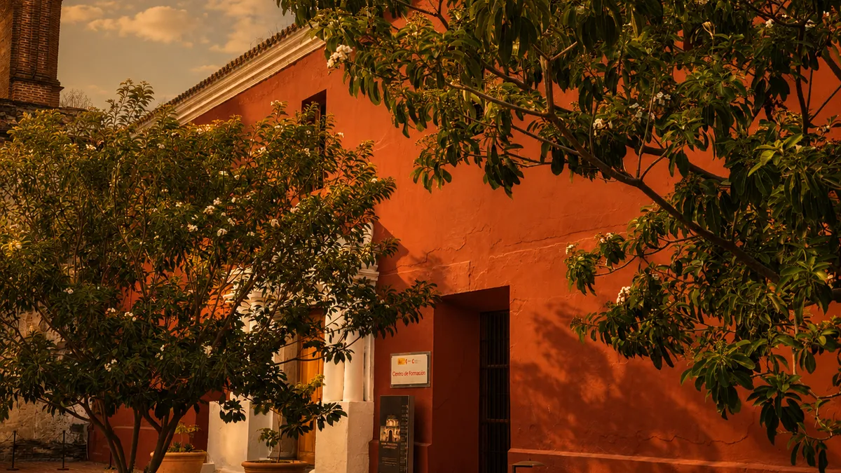 Patio de la Cooperación Española en Antigua Guatemala