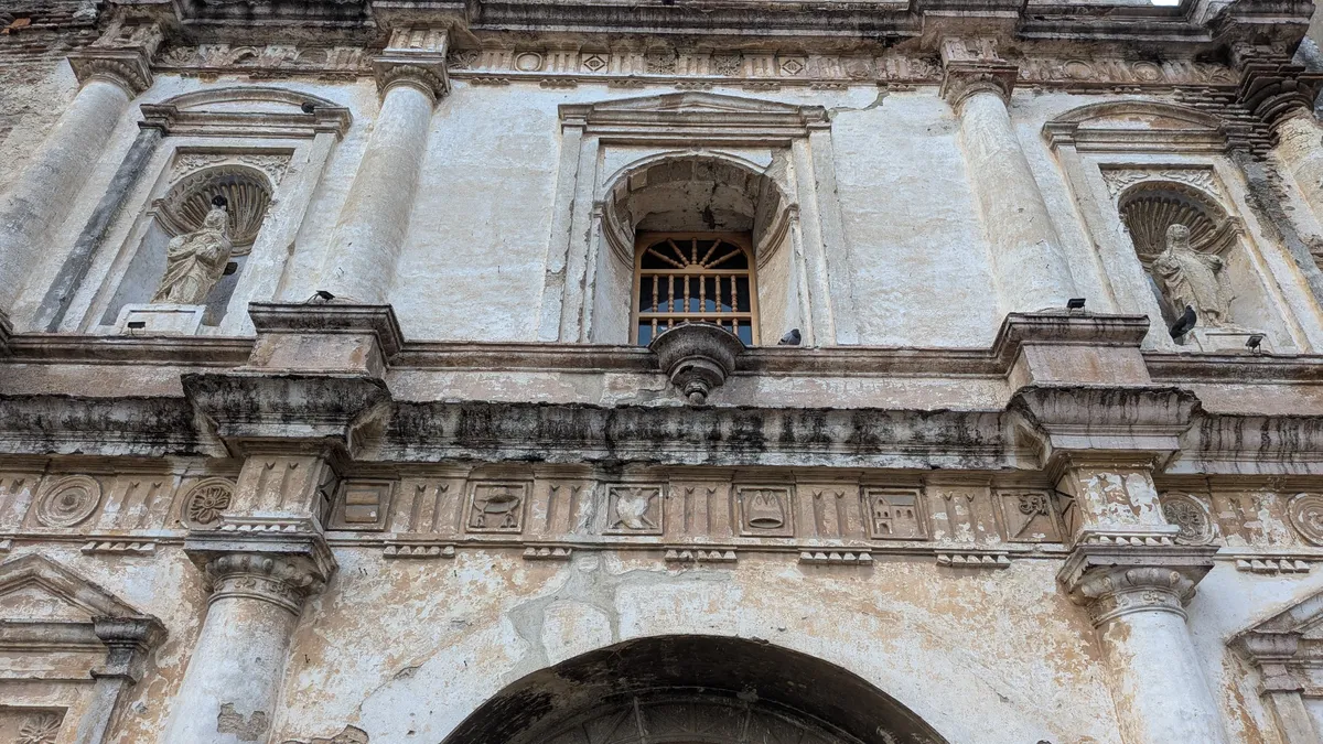 Templo de San Agustín en Antigua Guatemala.