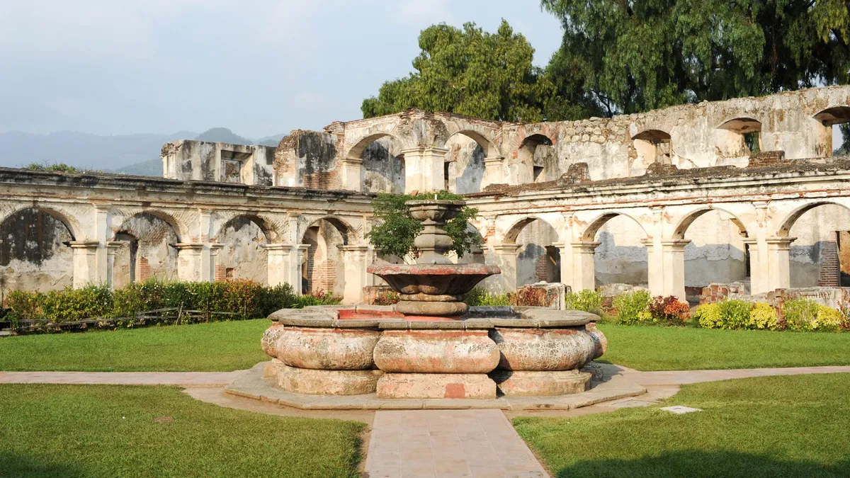 Convento de Santa Clara en Antigua Guatemala.