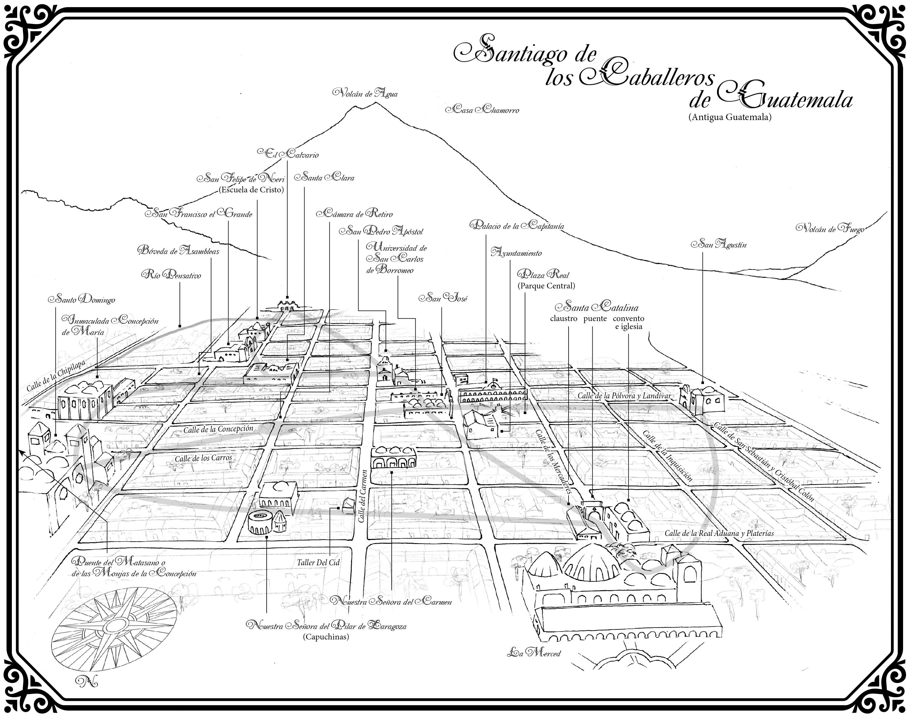 mapa santiago